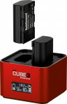 H&auml;hnel ProCube 3 dvigubas įkroviklis Canon