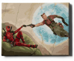 &bdquo;Deadpool&ldquo; sukūrimas 40*50 cm