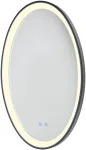 Sieninis &scaron;viestuvas 36W LED &scaron;viestuvas - veidrodis VANITY, juodas, 3000/4000/6000K, dimeriuojamas, IP44, 01-3823