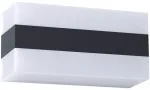 Sieninis &scaron;viestuvas 8W LED sieninis lauko &scaron;viestuvas KODIAK, juodos/baltos sp., 4000K, IP65, 90327