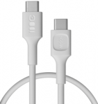 Green Cell Kabelis Žalias Cell PowerFlex Fast Charging USB Type-C Male - USB Type-C Male 100W Baltas 0.3m