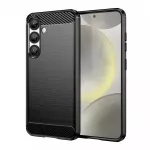 Hurtel Carbon dėklas skirtas Samsung Galaxy S25 Edge – juodos spalvos