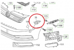 VAG VW kreipiančiojo rėmelis originalus 3AA807942B