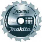 Makita T.C.T. pjūklas SPECIALIZED 210X2.8X30mm 20&deg; T14 B-33766 T.C.T &bull; 210 x30 mm &bull; T14 &bull; 20&deg; &bull; Medienai/Medienai su vinimis