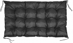 Aio Factory Sodo pagalvėlė 120x80 cm palečių suoliukui, vandeniui atspari, juoda