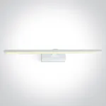 Sieninis &scaron;viestuvas 14W LED sieninis vonios &scaron;viestuvas, baltas, 3000/3500/4000K, IP44, 38114T/W/V