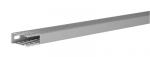 Hager Polo BA64001507030B tehaselito &scaron;ukuotas kanalas BA6 15x40mm PVC pilkas BA64001507030B /2m/