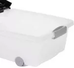 Storage Solutions Sandėliavimo konteineris ant ratukų, i&scaron; perdirbto plastiko, 32 l