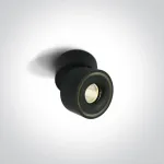 Lubinis &scaron;viestuvas 8W LED pavir&scaron;inis pakreipiamas &scaron;viestuvas, juodas, 3000/3500/4000K, 12108LA/B/V
