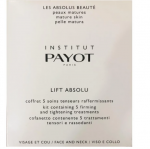 Set Payot Lift Absolu Hydrogel Firming Kreminis Mask For Face & Neck, 10 pcs