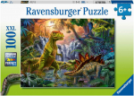 Dėlionė puzzle ravensburger 100 pcs dinosaur oasis