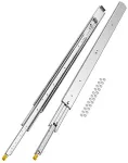 Sunkiųjų stalčių bėgeliai, pilno i&scaron;traukimo, &scaron;velnaus uždarymo, rutuliniai, spintelėms, kemperiams, sunkvežimiams, 1333 mm ilgio, pritaikomi nameliams ant ratų, autofurgonams