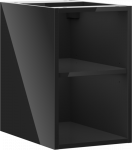 Mexen Box-A spintelė su lentyna, 30 cm, Juodas glossy
