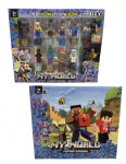 Big Tree Minecraft figūrėlių rinkinys &bdquo;My World&ldquo; (24 vnt)