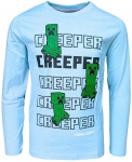 &bdquo;Minecraft Creeper&ldquo; vaiki&scaron;ki ilgomis rankovėmis mar&scaron;kinėliai, 12 metų