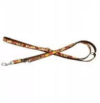 BarryKing &Scaron;uns pavadėlis, rudens ra&scaron;tas, reguliuojamas, juostinis, 30 mm / 220 cm rudas
