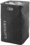 veļas kaste Evora, 400x400 mm, h=700 mm, 112 l, dark pilkas