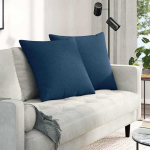 Sofa Pagalvės 2 pcs Mėlyna 60 x 60 cm audinys