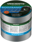 Vincents Polyline Polimerinė bitumininė sandarinimo juosta ROOFBAND, 10 cm x 3 m, pilkos sp.