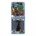 Dėklas LCD display + Touch Unit + Front Cover Samsung F741 Galaxy Z Flip 6 5G Mėlyna (Service Pack)
