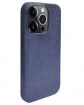 Dėklas iLike Apple iPhone 13 Pro Max Silicone plastikas case Eco Print Design Mėlyna