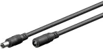 Goobay DC prailginimo kabelis (5,5x2,5mm) 10 m, juodas, 10 m