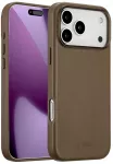 Dėklas Accezz MagSafe odinis galinis dangtelis, skirtas iPhone 17 Pro Max &ndash; kavos ruda
