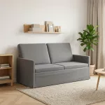 Dviejų vietų sofa Tamsiai pilka 150 x 81 x 82 cm Aksomas