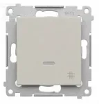 Schneider Electric Simon 54 Kryžminis jungiklis su LED ap&scaron;vietimu (modulis), greito sujungimo, ka&scaron;myro spalvos (DW7L.01/42)