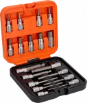 komplektas nasadek su końc&oacute;wkami imbus, 1/2", 4-17mm, 18 vnt. BAHCO [S18HEX]