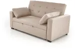 Fotelis PAULINIO sulankstoma sofa, spalva: smėlio