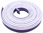 Bohong 10 m 22awg Rgbw Led juostos prailginimo kabelis 5 kontaktų Rgbw 5050 Led juostos prailginimo kabelis Led juostos jungiamasis kabelis 5 kontaktų Led jungties kabelis