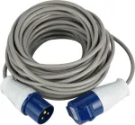 Electraline &ndash; 461470 Ip44 ilginamasis laidas, kabelis Fror 3 G1.5 10 m, ki&scaron;tukinis ir lizdinis Iec 220 V T 2p
