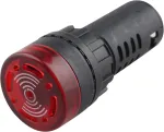 Haljia ad16-22sm led garsinis signalas įspėjamoji lemputė mirksintis įspėjimas 24v dc 20ma 22mm dia