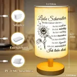 Prstenly dovanos sesei gimtadienio proga, geriausios sesers stalinė lempa valentino dienos dovanos jai moterims gimtadienio dovanos, i&scaron;ėjimo į pensiją vestuvių padėkos dovana motinos dienos kalėdinės dovanos