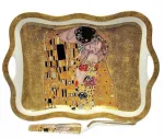 Queen Isabell Gustav Klimt Bučinys desertinė lėk&scaron;tė su mentele