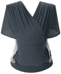 Sonarin kvėpuojantis ergonomi&scaron;kas tampri kūdikio ne&scaron;yklė-slingas lengvas ne&scaron;iojamas kūdikio ne&scaron;iojimo sistemos slingas naujagimiams ir vaikams iki 15 kg (pilka)
