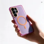 Dėklas na Samsung A36 / A37 Forcell F-Protect Vivid Premium zgodne su MagSafe violetinė 0INT