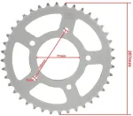Other GALINIS ŽVAIGŽTIS 520-40z CFMOTO 250 NK CHOHO