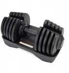 Reguliuojamas svarelis treniruotėms Trexo, plieniniai svarmenys, 40 kg, gumuotas, 40