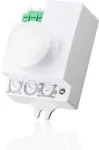 Popp&reg; elektrinis jutiklinis jungiklis su judesio jutikliu, reguliuojamas pavir&scaron;iumi, mikrobangų, ip20, maks. 360&deg;, 2&ndash;18 m, laikas 10 sek. &plusmn; 3 sek. &ndash; 12 min. &plusmn; 1 min., auk&scaron;tis (1 vnt.)
