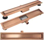 Du&scaron;o latakas REA Neox, Brushed Copper, 50 cm