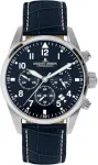Jacques Lemans vyri&scaron;kas laikrodis Sport Chronograph 42 mm 10 Atm su odiniu arba metaliniu dirželiu 42-2