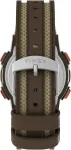 Timex vyri&scaron;kas Expedition Cat5 41mm laikrodis - rudas odinis dirželis, skaitmeninis ciferblatas, rudas korpusas