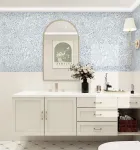 Likiliki lipni tapetai vintažiniai gėlių tapetai mėlyni tapetai 44 x 600 cm viniliniai lipnūs tapetai baldų plėvelė vandeniui atspari dekoratyvinė plėvelė baldams sienų miegamajam svetainei