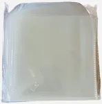 100 x cd dvd diskų skaidrūs dėklai plastikiniai 80 mikronų įmautės piniginė - 100 vienetų pakuotė, Dragon Trading&reg;
