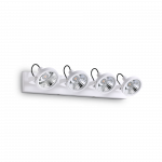 Lubinis &scaron;viestuvas Ideal Lux Ceiling lamp with 4 lights GLIM, GU10, chrome