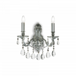 Sieninis &scaron;viestuvas Ideal Lux Wall lamp with 2 lights GIOCONDA, E14, baltas