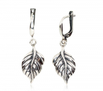 Sidabriniai auskarai angli&scaron;ku užsegimu, Metalas: Sidabras, Praba: 925&deg;, - 4.3 g. - 37 mm.
