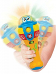 Smily Vaiki&scaron;kas mikrofonas su garso ir &scaron;viesos efektais WinFun